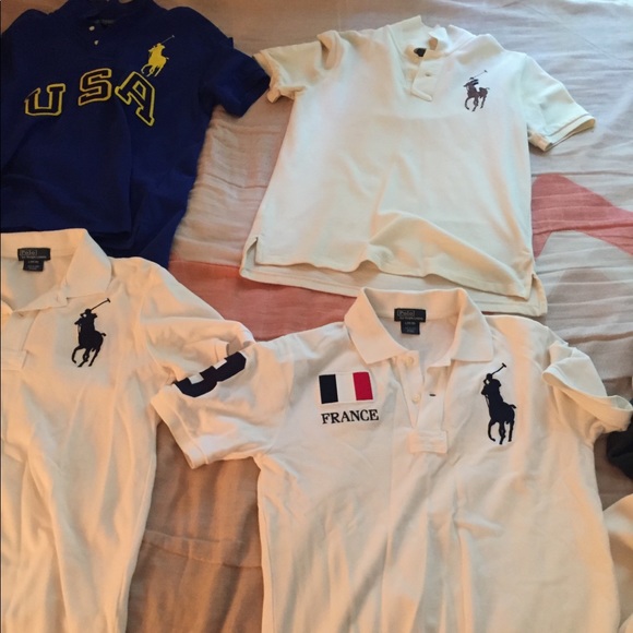 Polo Shirts L (14-16) &Polo Swim Trunks XL (18-20)